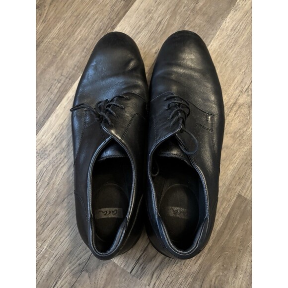 Ara Mens Hank Black Leather Lace Up Oxford Sz 45/12 main image 8